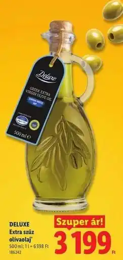 Lidl DELUXE Extra szűz olívaolaj ajánlat