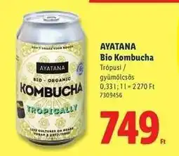Lidl Ayatana Bio Kombucha ajánlat