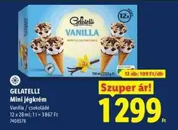 Lidl GELATELLI Mini jégkrém ajánlat