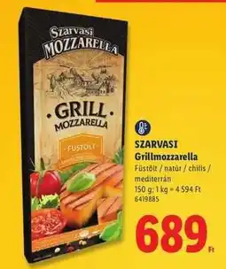 Lidl SZARVASI GRILLMOZZARELLA ajánlat