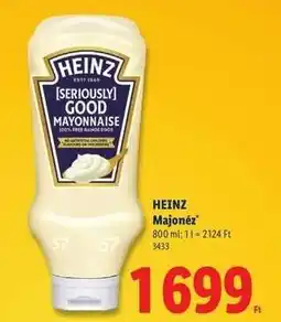 Lidl HEINZ Majonéz ajánlat