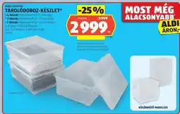 ALDI TÁROLÓDOBOZ KÉSZLET ajánlat
