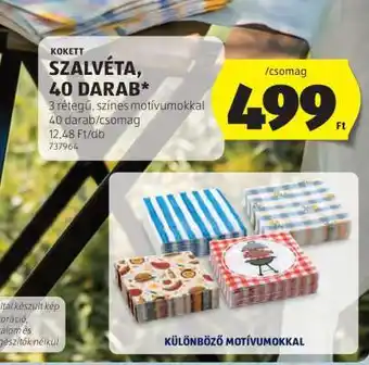 ALDI Kokett Szalvéta, 40 darab ajánlat