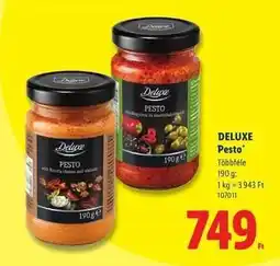 Lidl DELUXE Pesto ajánlat