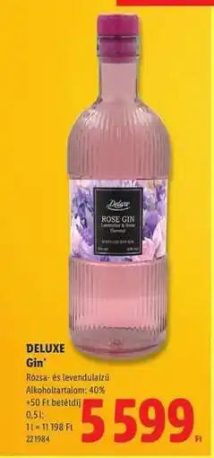 Lidl Deluxe Gin ajánlat