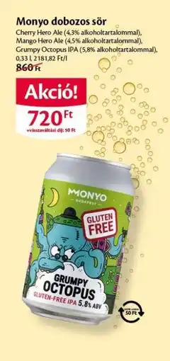 EcoFamily Monyo dobozos sör ajánlat