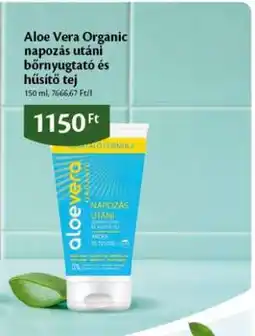EcoFamily ALOE VERA ORGANIC NAPOZÁS UTÁNI BŐRNYUGTATÓ ÉS HŰSÍTŐ TEJ ajánlat