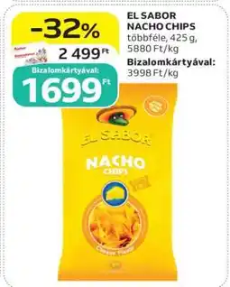 Auchan El Sabor Nacho chips ajánlat