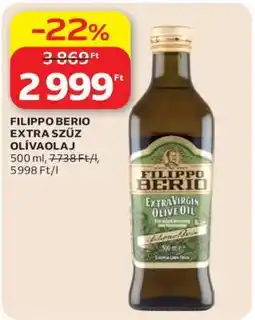 Auchan Filippo Berio extra szűz olívaolaj ajánlat