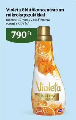 EcoFamily Violeta öblítőkoncentrátum mikrokapszulákkal ajánlat
