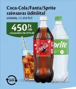 EcoFamily Coca-Cola, Fanta, Sprite szénsavas üdítőital ajánlat