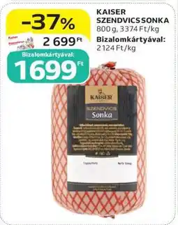 Auchan Kaiser Szendvics-sonka ajánlat