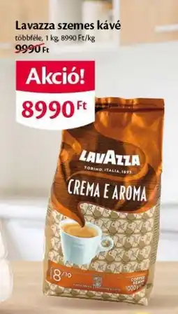 EcoFamily LAVAZZA Szemes kávé ajánlat