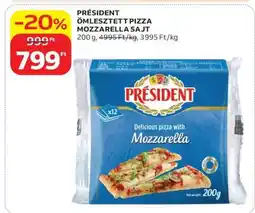 Auchan PRÉSIDENT Ömlesztett Pizza Mozzarella Sajt ajánlat