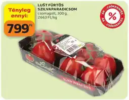 Auchan LUŠT FÜRTÖS SZILVAPARADICSOM ajánlat