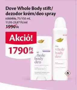 EcoFamily Dove Whole Body stift/dezodor krém/deo spray ajánlat