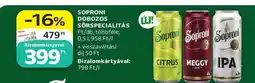 Auchan Soproni Dobozos Sörspecialitás ajánlat
