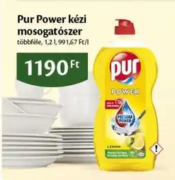 EcoFamily Pur Power kézi mosogatószer ajánlat
