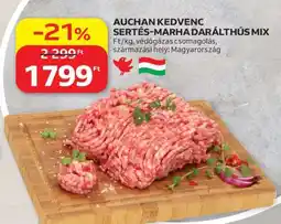 Auchan AUCHAN KEDVENC Sertés-Marha Darálthús Mix ajánlat