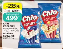 Auchan Chio popcorn ajánlat