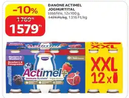 Auchan Danone Actimel joghurtital ajánlat