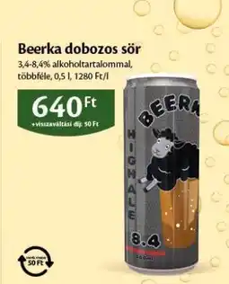 EcoFamily Beerka dobozos sör ajánlat