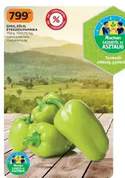 Auchan Édes, zöld, étkezési paprika ajánlat