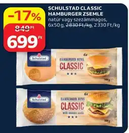 Auchan SCHULSTAD CLASSIC HAMBURGER ZSEMLE ajánlat