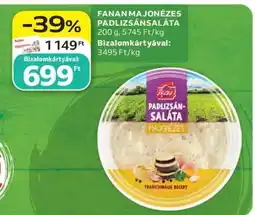 Auchan FANAN Majonézes Padlizsánsaláta ajánlat