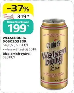Auchan Welsenburg Dobozos Sör ajánlat