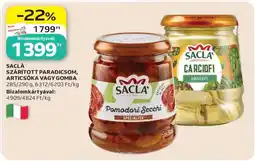 Auchan Saclà Szárított paradicsom, articsóka vagy gomba ajánlat