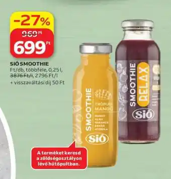 Auchan Sió Smoothie ajánlat