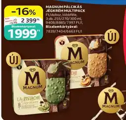 Auchan Magnum Pálcikás Jégkrém Multipack ajánlat