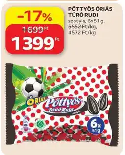 Auchan Pöttyös Óriás Túró Rudi ajánlat