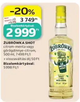 Auchan ŻUBRÓWKA A SHOT ajánlat
