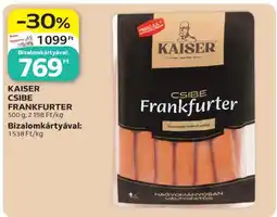 Auchan Kaiser csibe Frankfurter ajánlat
