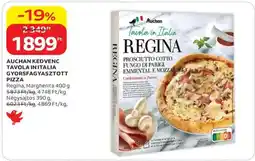 Auchan AUCHAN KEDVENC TAVOLA IN ITALIA GYORSFAGYASZTOTT PIZZA ajánlat
