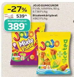 Auchan JOJO GUMICUKOR ajánlat