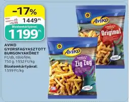 Auchan AVIKO GYORSFAGYASZTOTT BURGONYAKÖRET ajánlat