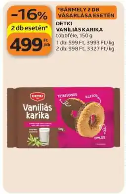 Auchan Detki Vaníliás Karika ajánlat