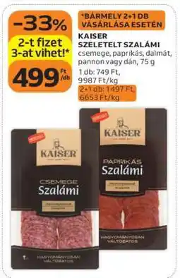 Auchan KAISER SZELETELT SZALÁMI ajánlat