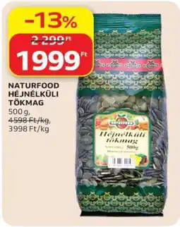 Auchan Naturfood Héjnélküli Tökmag ajánlat