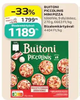 Auchan BUITONI PICCOLINIS MINI PIZZA ajánlat