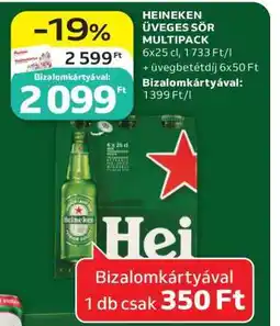 Auchan Heineken üveges sör multipack ajánlat