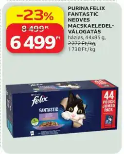 Auchan Purina Felix Fantastic Nedves Macskaeledel Válogatás ajánlat