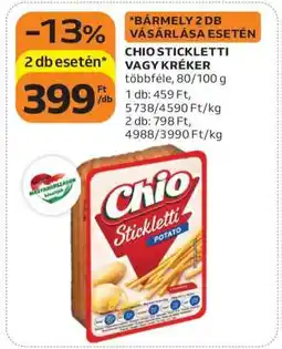 Auchan CHIO Stickletti vagy Kréker ajánlat