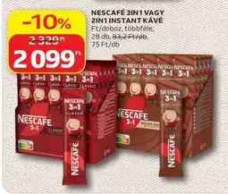 Auchan NESCAFÉ 3IN1 VAGY 2IN1 INSTANT KÁVÉ ajánlat