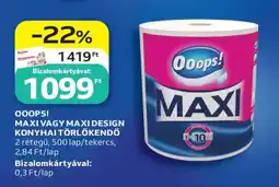 Auchan Ooops! Maxi vagy Maxi Design Konyhai Törlőkendő ajánlat