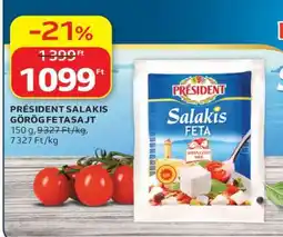 Auchan PRÉSIDENT SALAKIS GÖRÖG FETASAJT ajánlat