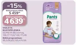 Auchan Violeta Bugyipelenka ajánlat